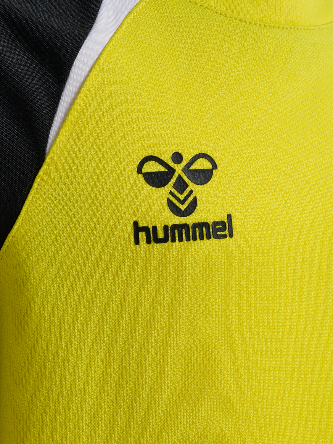 hmlLEAD 2.0 CREW SWEAT KIDS, BLAZING YELLOW/BLACK, packshot