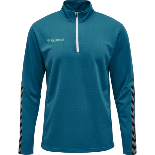 hmlAUTHENTIC HALF ZIP SWEATSHIRT, CELESTIAL, packshot