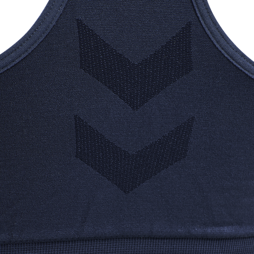 hmlTIF SEAMLESS SPORTS TOP, BLACK IRIS hmlTIF SEAMLESS SPORTS TOP, BLACK IRIS, packshot