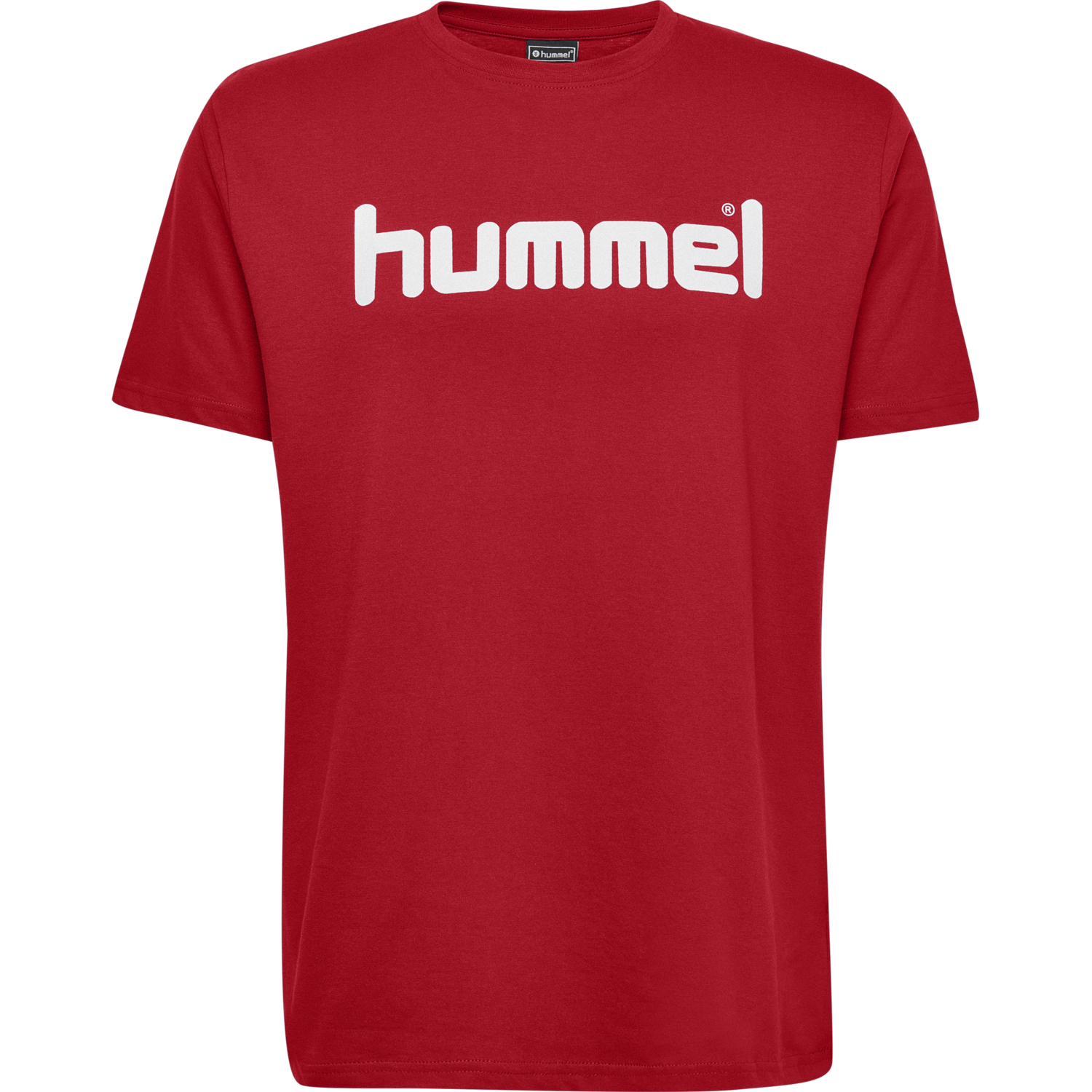 HMLGO COTTON LOGO T-SHIRT S/S, TRUE RED, packshot