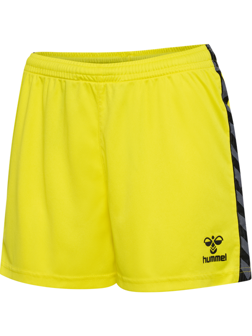 hmlAUTHENTIC PL SHORTS WOMAN, BLAZING YELLOW, packshot