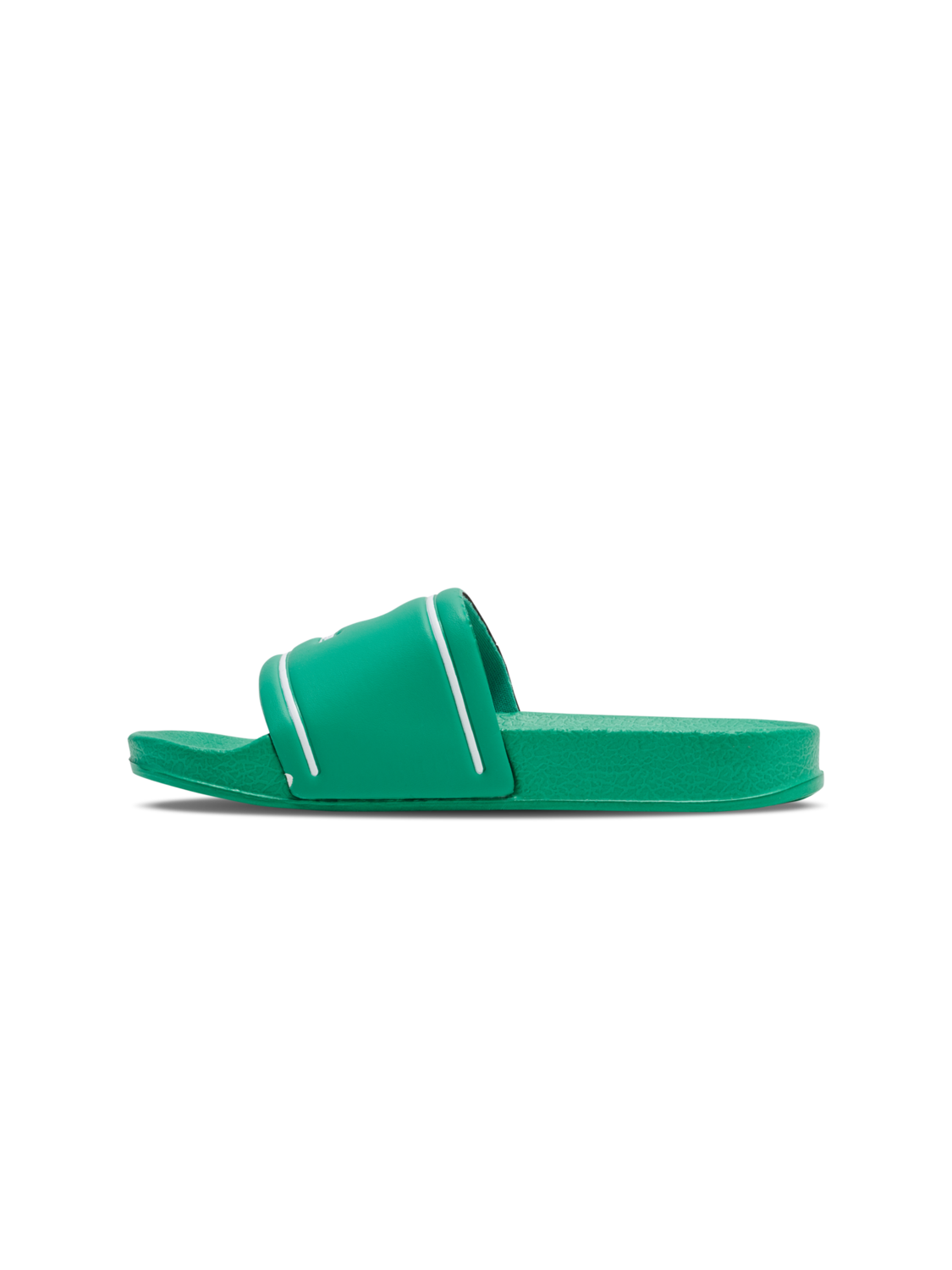 POOL SLIDE JR , GREEN/WHITE, packshot
