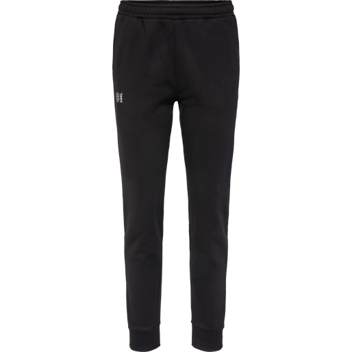 hmlCOURT COTTON SWEATPANTS WOMAN, BLACK, packshot