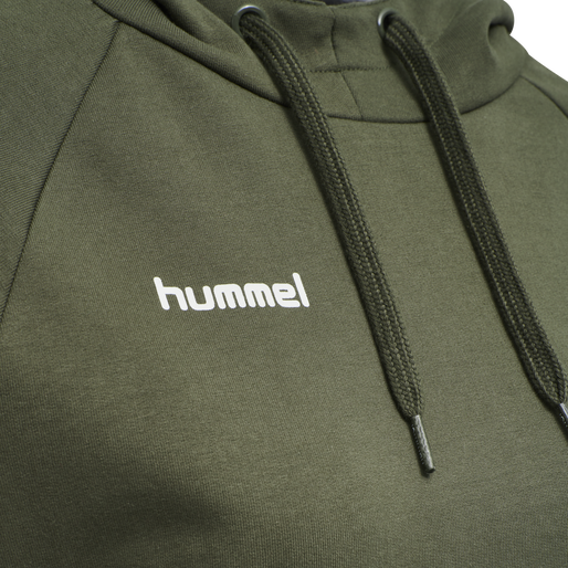 HMLGO COTTON HOODIE WOMAN, GRAPE LEAF, packshot