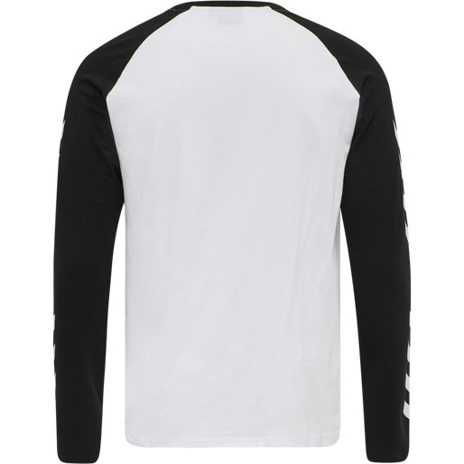 hmlLEGACY BLOCKED T-SHIRT L/S, WHITE hmlLEGACY BLOCKED T-SHIRT L/S, WHITE, packshot