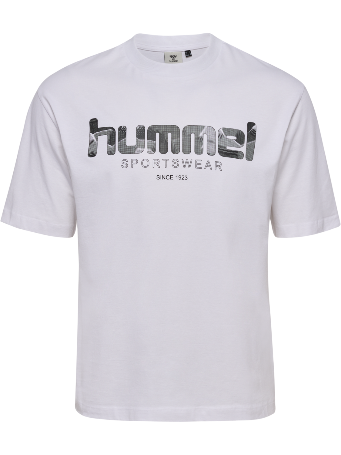hmlCLUB LOGO T-SHIRT S/S, WHITE, packshot