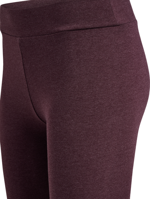 hmlPULSE LOGO MW TIGHTS, FUDGE MELANGE hmlPULSE LOGO MW TIGHTS, FUDGE MELANGE, packshot