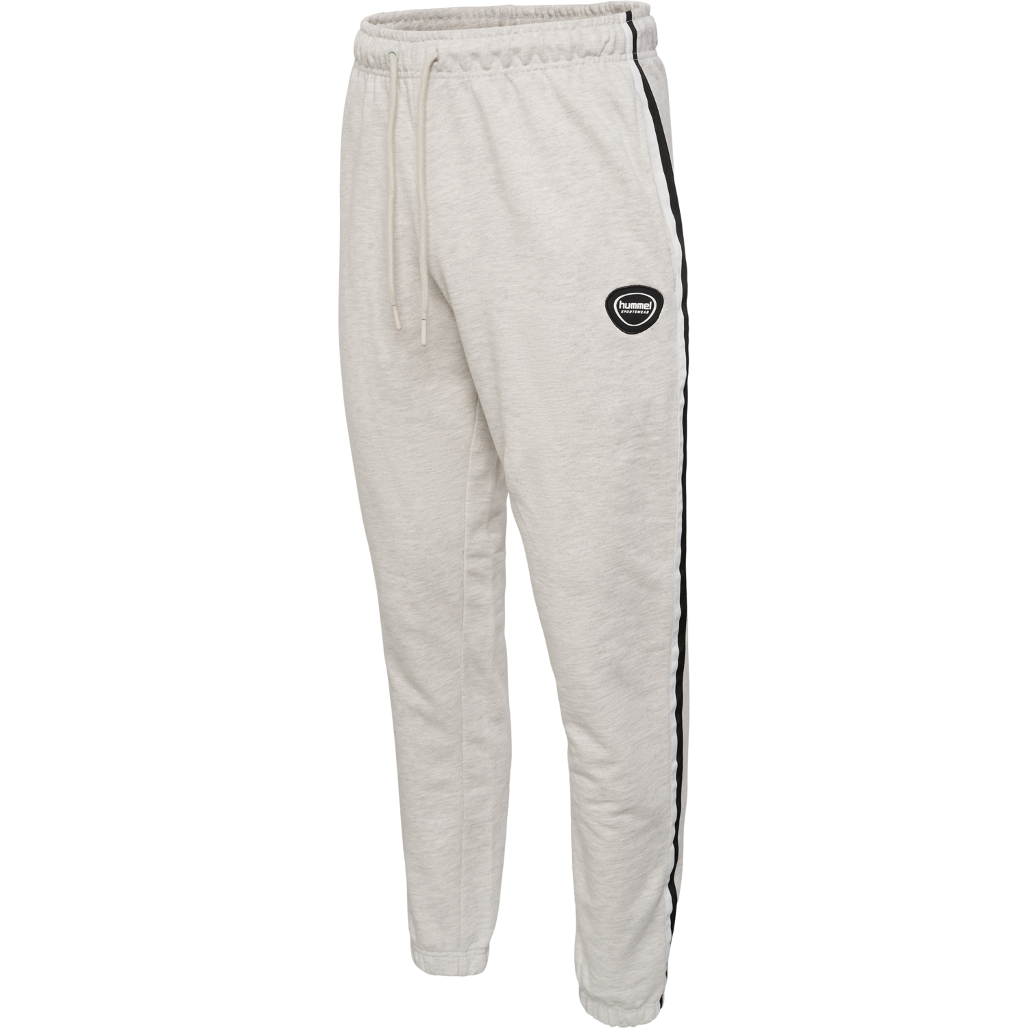 hmlLGC MARK SWEATPANTS, TOFU MELANGE, packshot