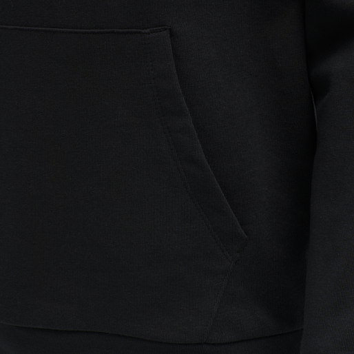 hmlISAM HOODIE, BLACK, packshot