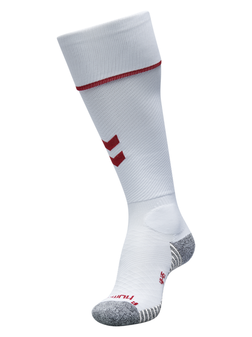 PRO FOOTBALL SOCK, WHITE/TRUE RED, packshot