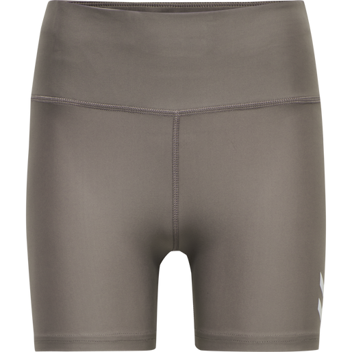 hmlTE TOLA HW TIGHT SHORTS, DRIFTWOOD, packshot