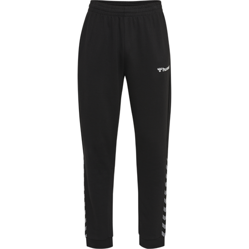 hmlAUTHENTIC KIDS SWEAT PANT, BLACK/WHITE, packshot