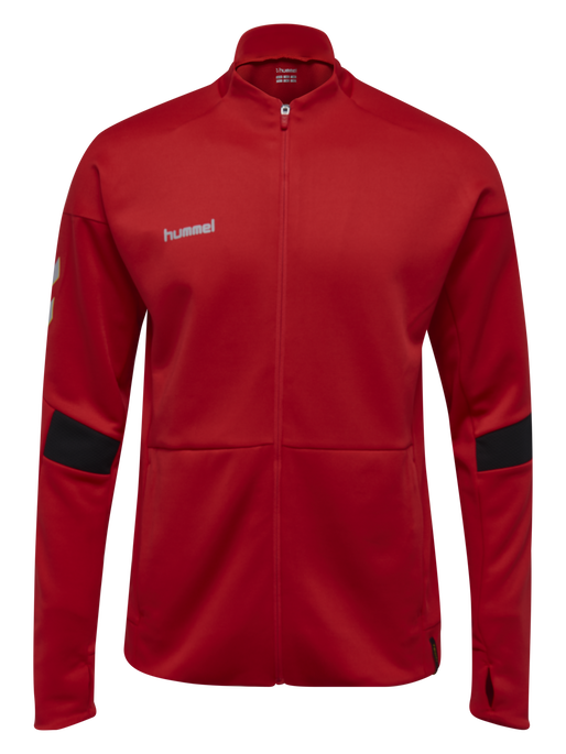 TECH MOVE POLY ZIP JACKET, TRUE RED, packshot