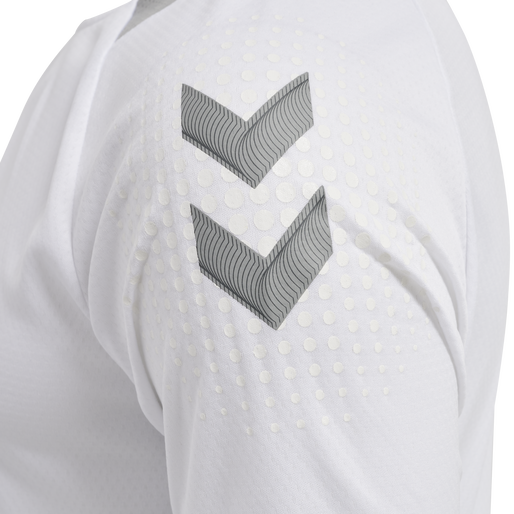 hmlLEAD S/S POLY JERSEY, WHITE hmlLEAD S/S POLY JERSEY, WHITE, packshot