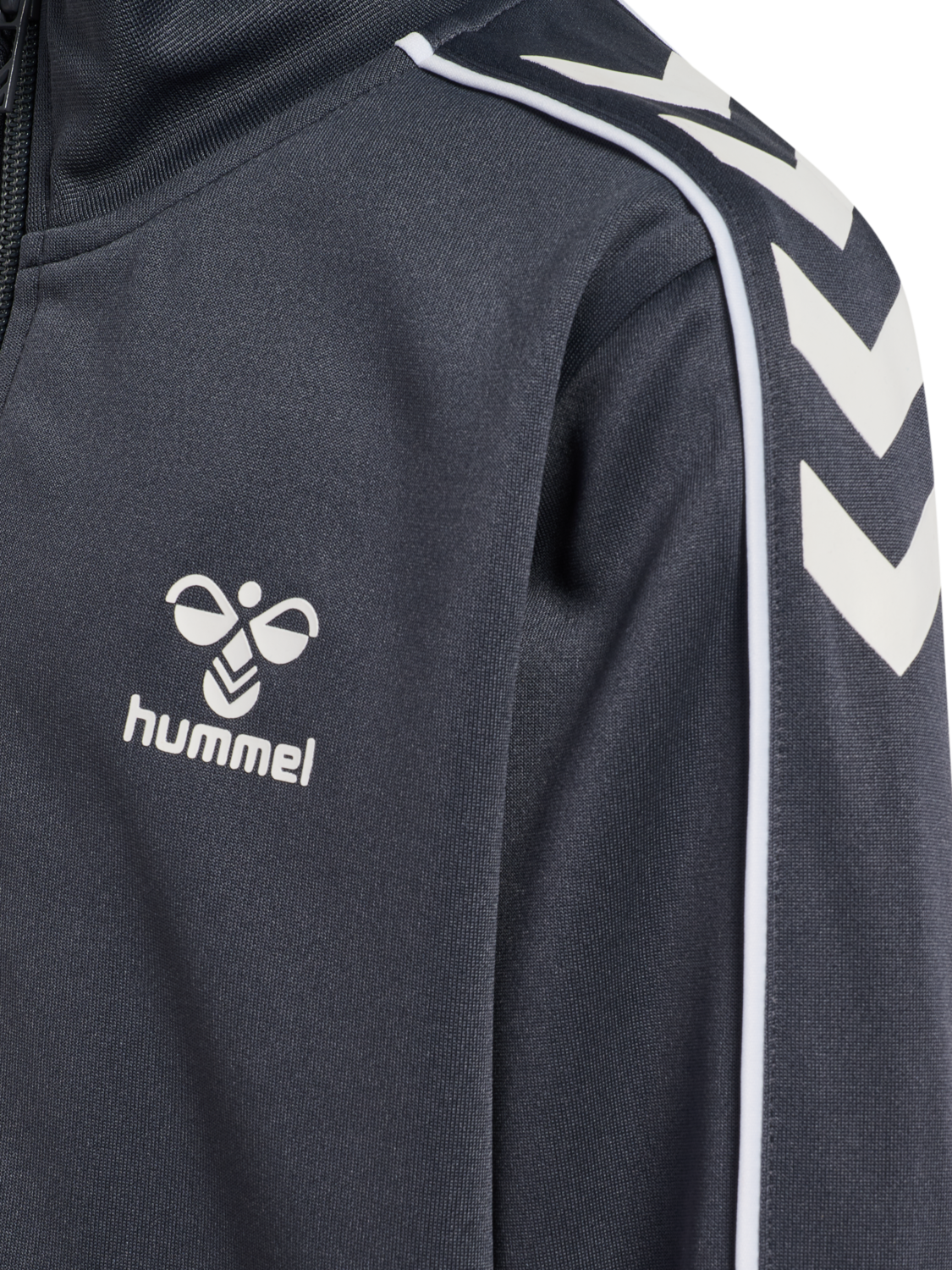 hmlTRACK TRACKSUIT, EBONY, packshot