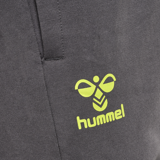 hmlOFFGRID COTTON PANTS, FORGED IRON/DARK CITRON, packshot