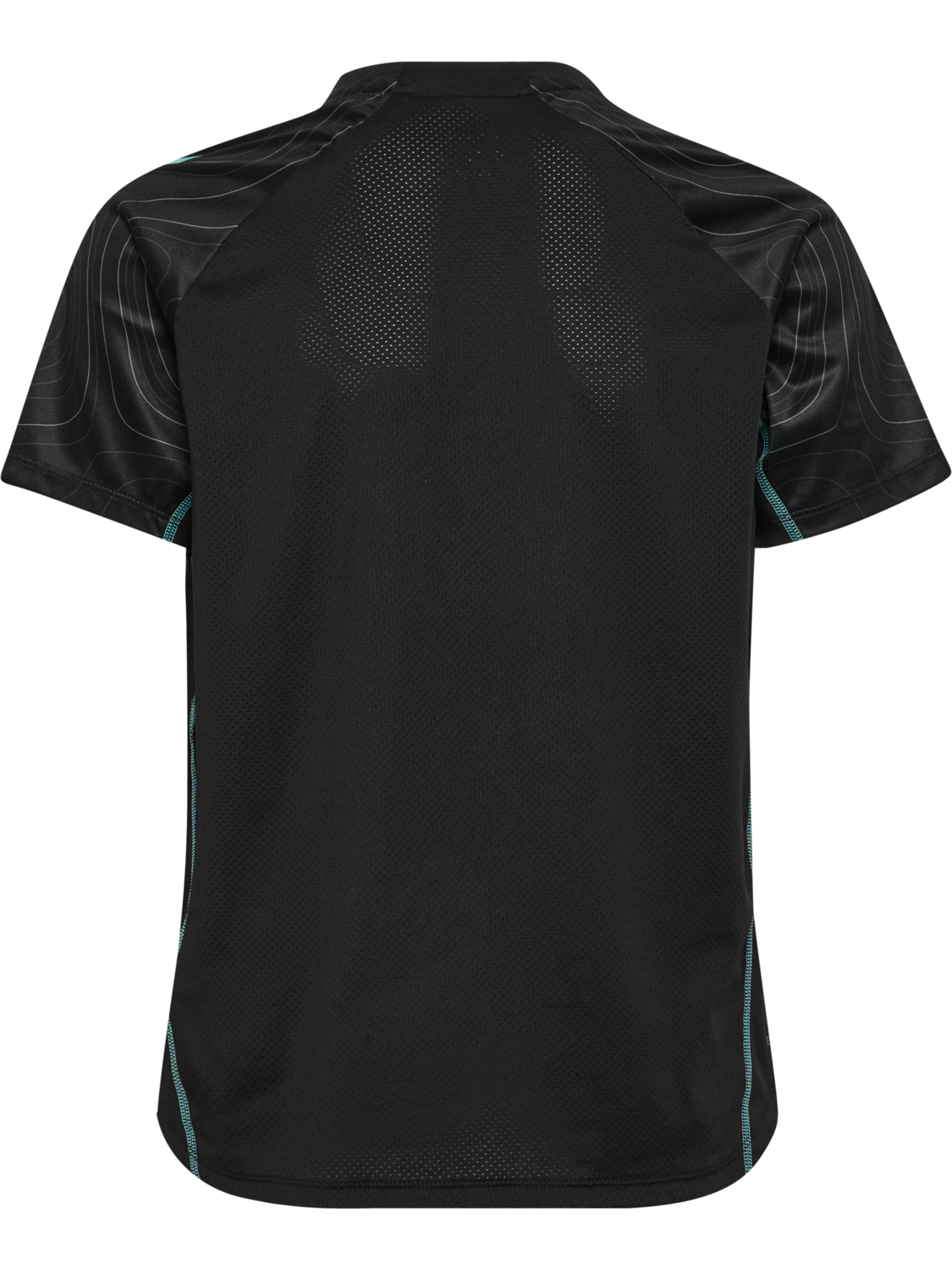 hmlBLAZE 2.0 TRAINING JERSEY KIDS, BLACK/POOL BLUE, packshot
