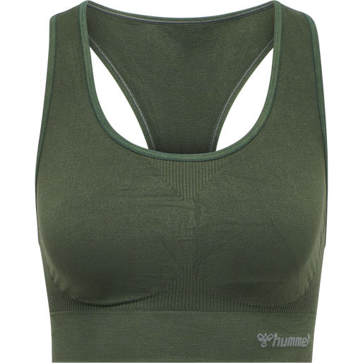 hmlTIF SEAMLESS SPORTS TOP, THYME, packshot