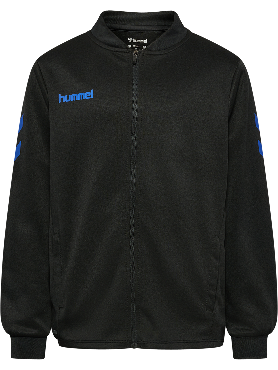 hmlBLAZE CLUB 26 ZIP JACKET KIDS, BLACK/BLUE, packshot
