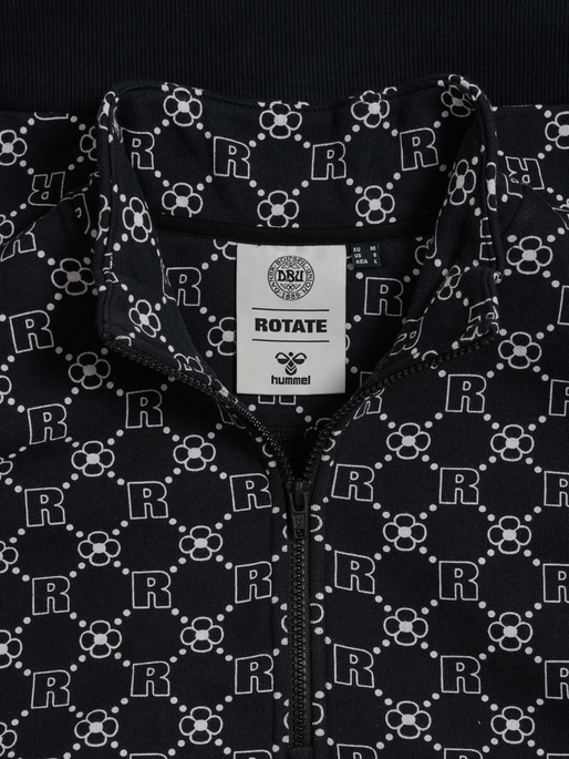 hmlOVERSIZED HALFZIP DBU ROTATE, BLACK hmlOVERSIZED HALFZIP DBU ROTATE, BLACK, packshot