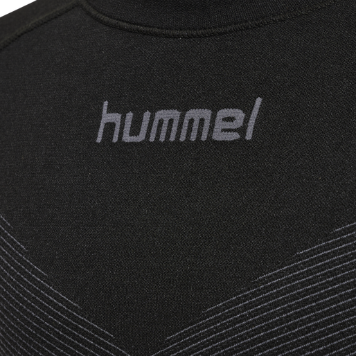 HUMMEL FIRST SEAMLESS KIDS JERSEY L/S , BLACK, packshot