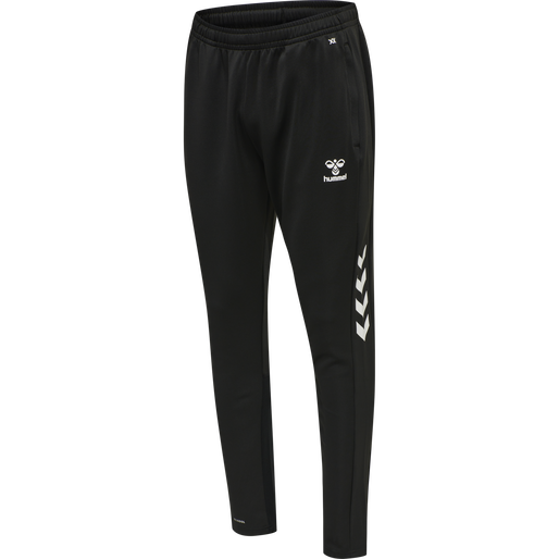 hmlCORE XK TRAINING POLY PANTS, BLACK/BLACK hmlCORE XK TRAINING POLY PANTS, BLACK/BLACK, packshot