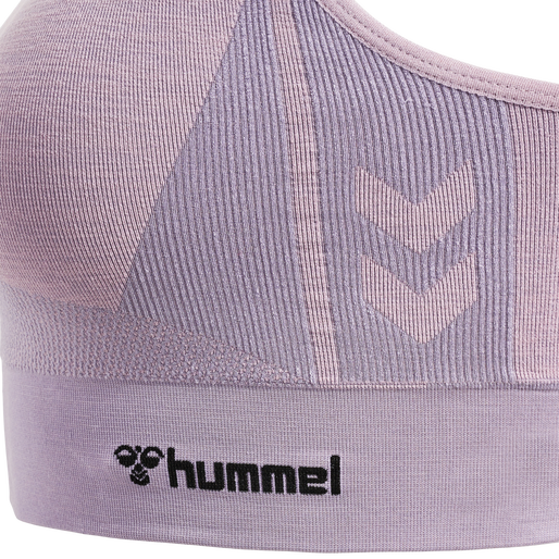 hmlCLEA SEAMLESS  SPORTS TOP, NIRVANA MELANGE, packshot