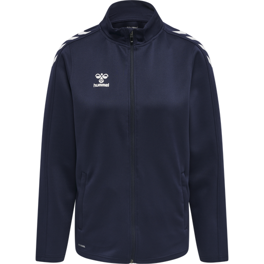 hmlCORE XK POLY ZIP SWEAT WOMAN, MARINE, packshot