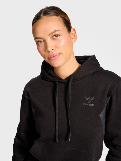 hmlACTIVE CO HOODIE WOMAN, BLACK, model