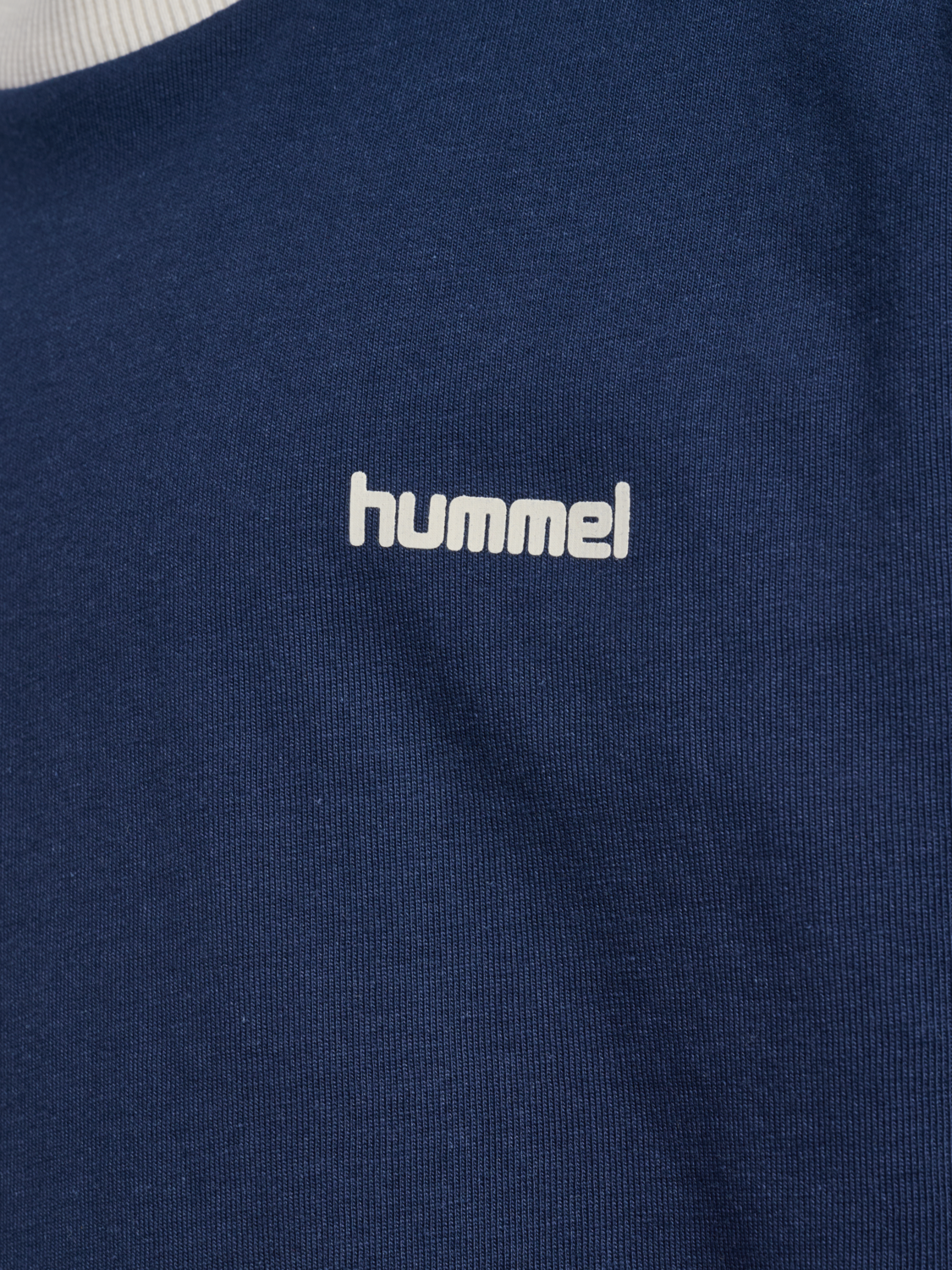 hmlJR LOOSE CHEVRON T-SHIRT SS, DRESS BLUES, packshot