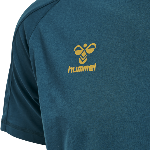 hmlCIMA XK T-SHIRT S/S, BLUE CORAL, packshot