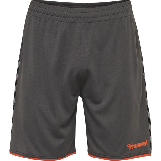 hmlAUTHENTIC KIDS POLY SHORTS, ASPHALT, packshot