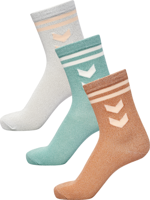 hmlALFIE SOCK 3-PACK, CORK, packshot