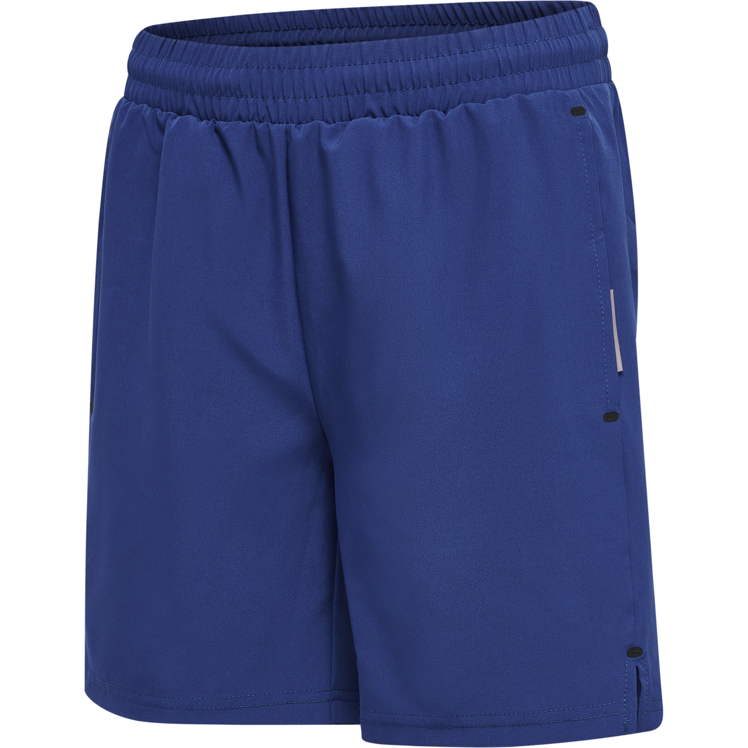 hmlMOVE GRID WOVEN SHORTS KIDS, SODALITE BLUE, packshot