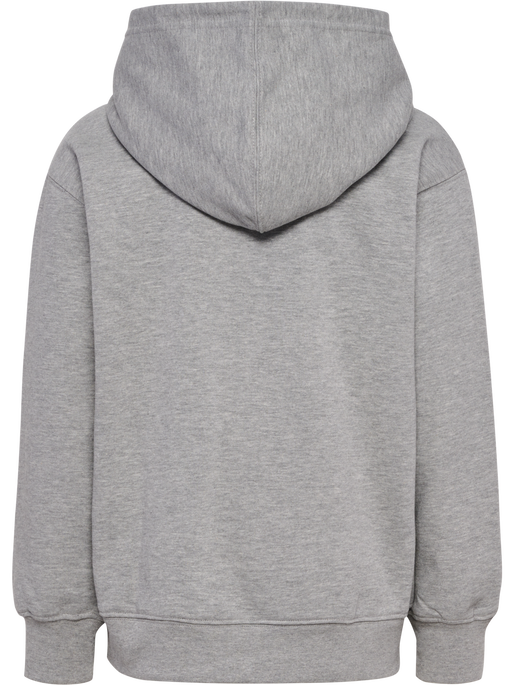 hmlCLEAN HOODIE, GREY MELANGE, packshot