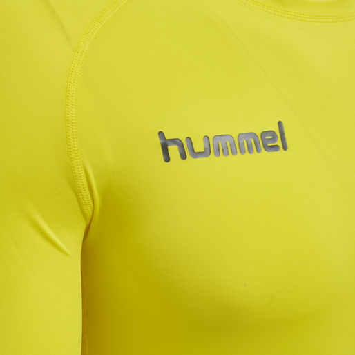 HML FIRST PERFORMANCE JERSEY L/S, BLAZING YELLOW, packshot