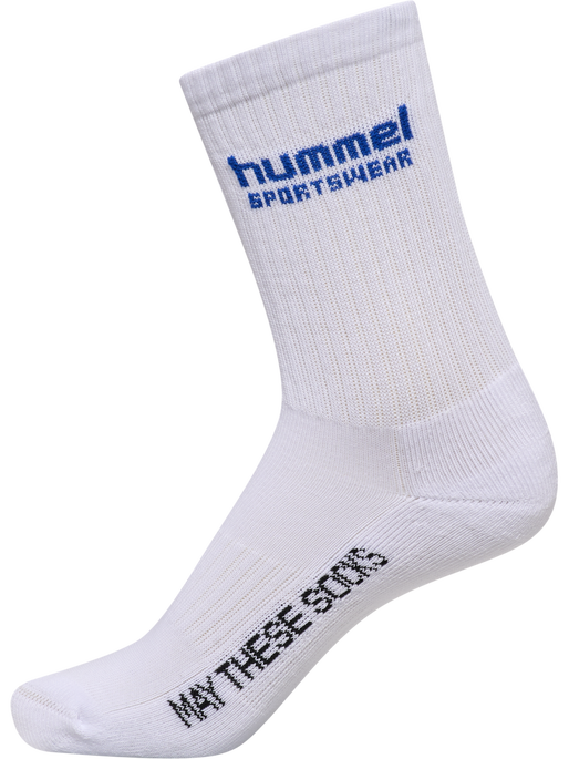 hml3-PACK SOCKS SPORTSWEAR, WHITE/PAPRIKA hml3-PACK SOCKS SPORTSWEAR, WHITE/PAPRIKA, packshot