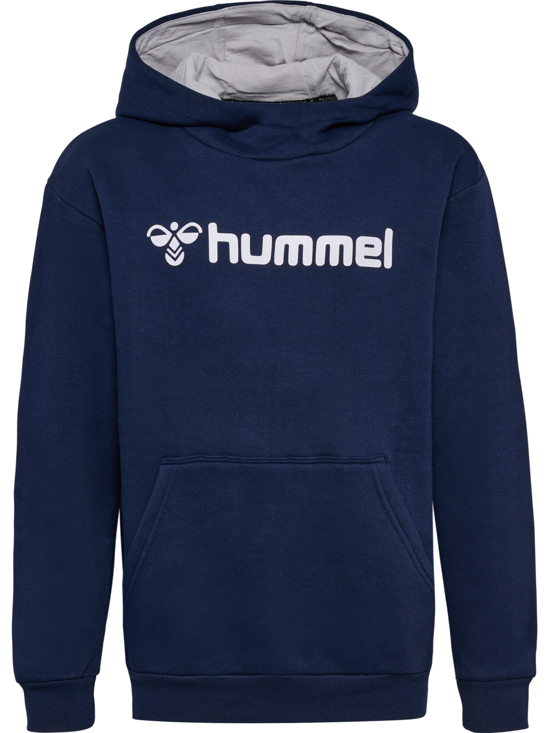 hmlMOVER COTTON HOODIE KIDS, MARINE, packshot