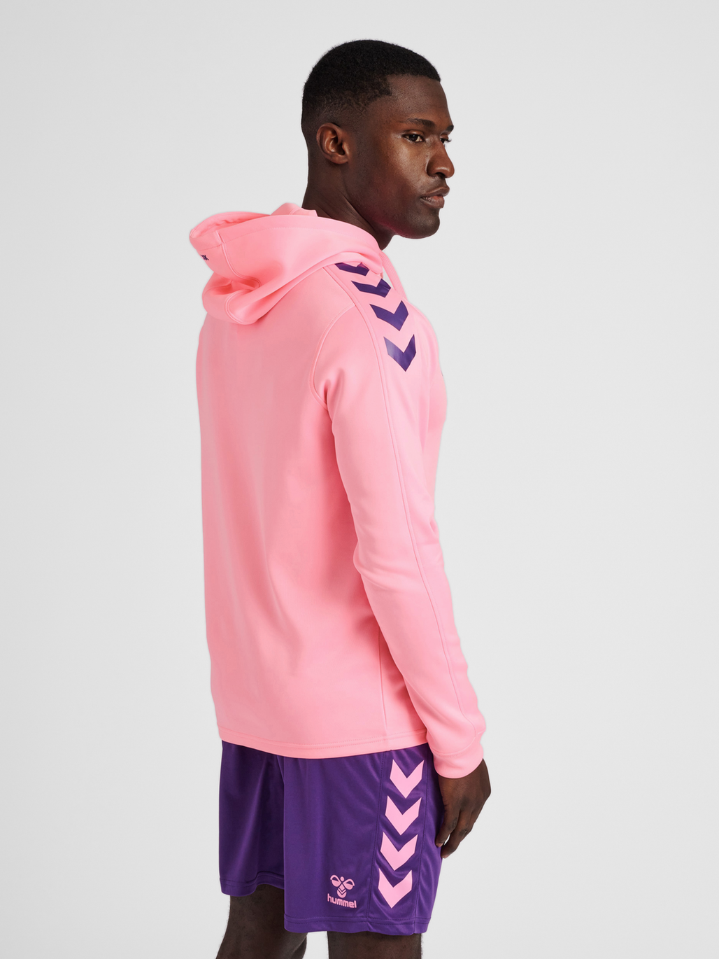 hummel CORE XK POLY SWEAT HOODIE COTTON CANDY hummelsport
