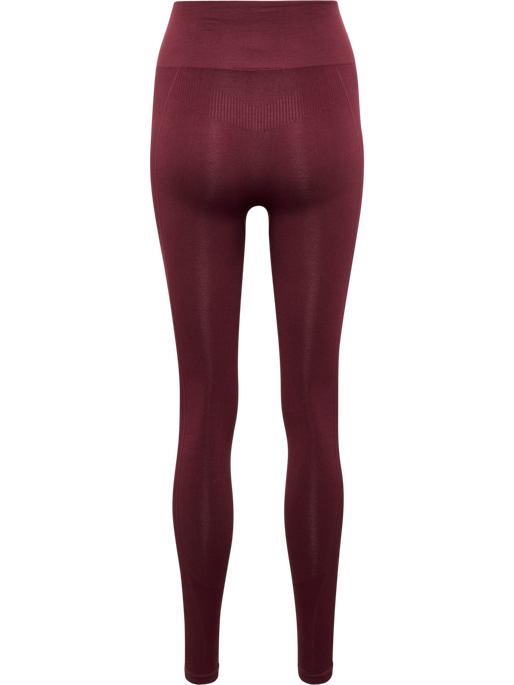 hmlTIF SEAMLESS HIGH WAIST TIGHTS, BITTER CHOCOLATE, packshot