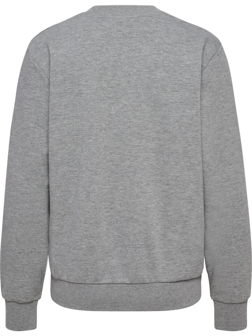 hmlPULSE W SWEAT CREWNECK, GREY MELANGE, packshot