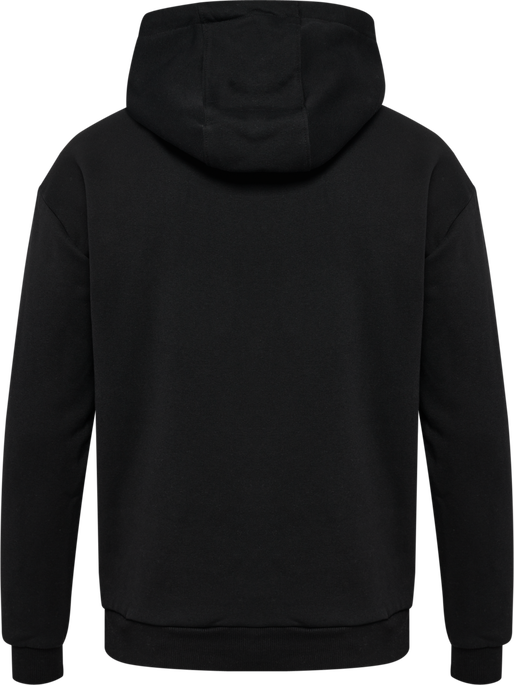 hmlLOOSE HOODIE BEE, BLACK, packshot