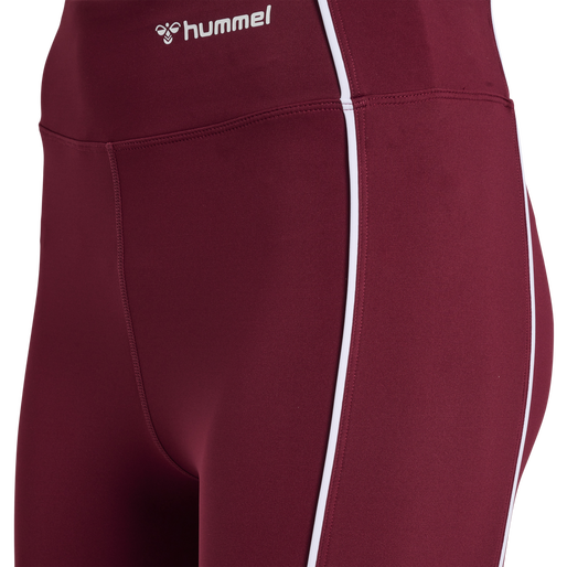 hmlMT FLASH HIGH WAIST TIGHTS, ZINFANDEL, packshot