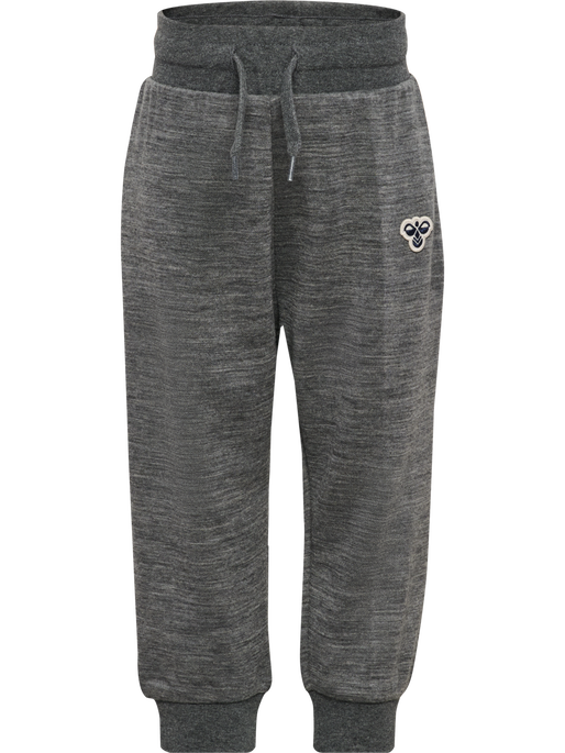 hmlMINI WOOL PANTS BEE, DARK GREY MELANGE hmlMINI WOOL PANTS BEE, DARK GREY MELANGE, packshot