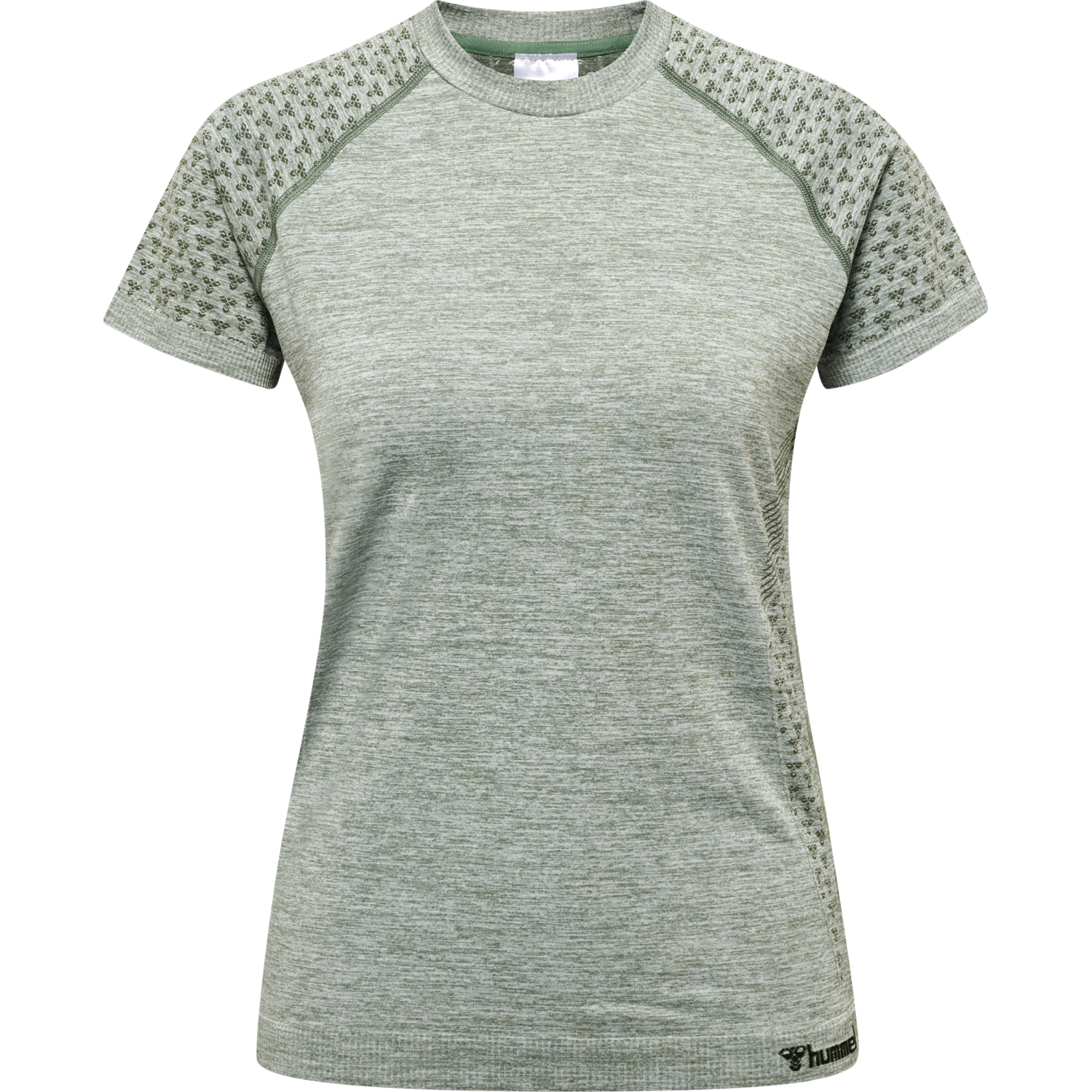 hmlCI SEAMLESS T-SHIRT, LILY PAD MELANGE, packshot