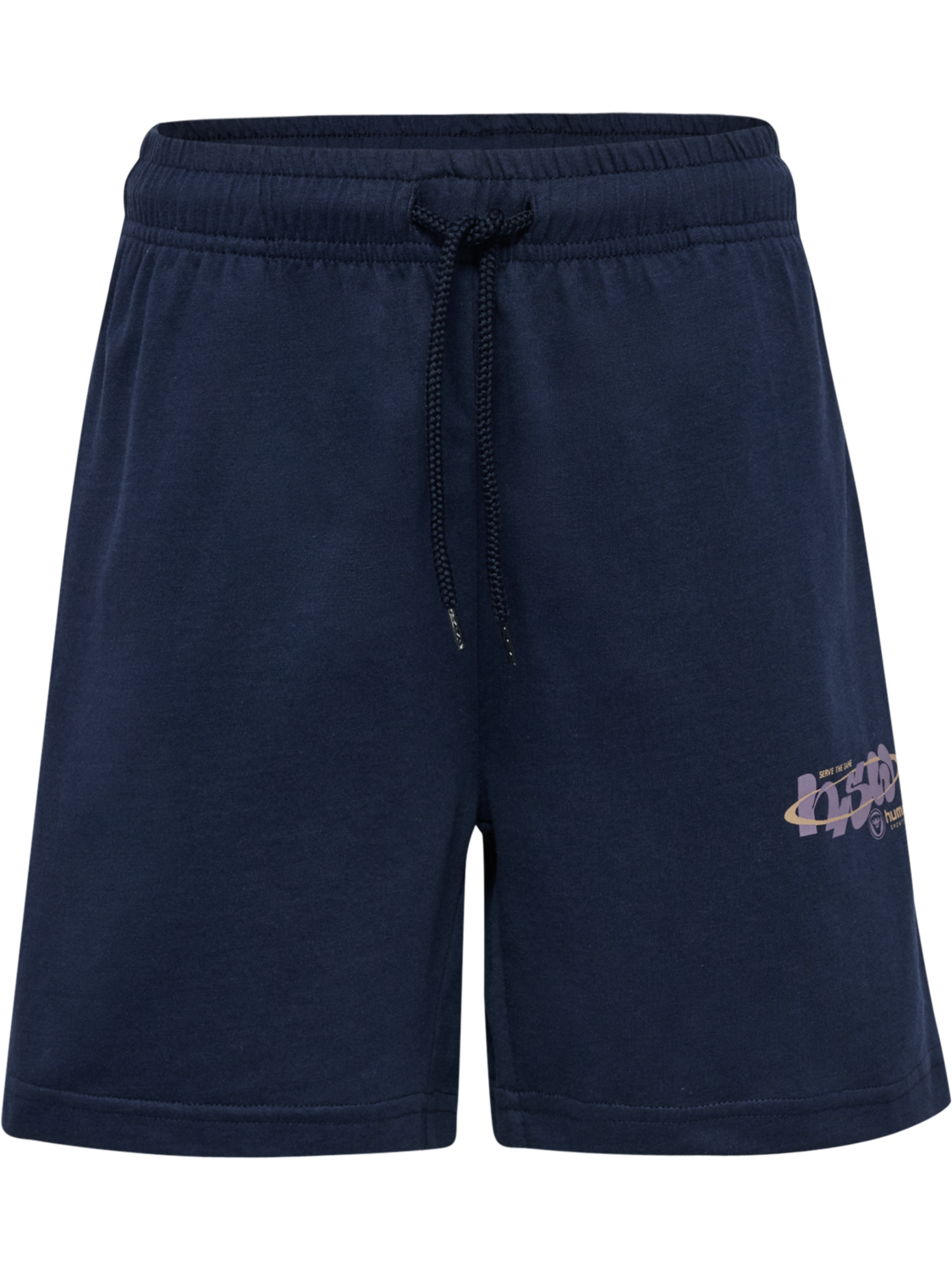 hmlJR LOOSE SET HS GRAPHIC, DRESS BLUES, packshot