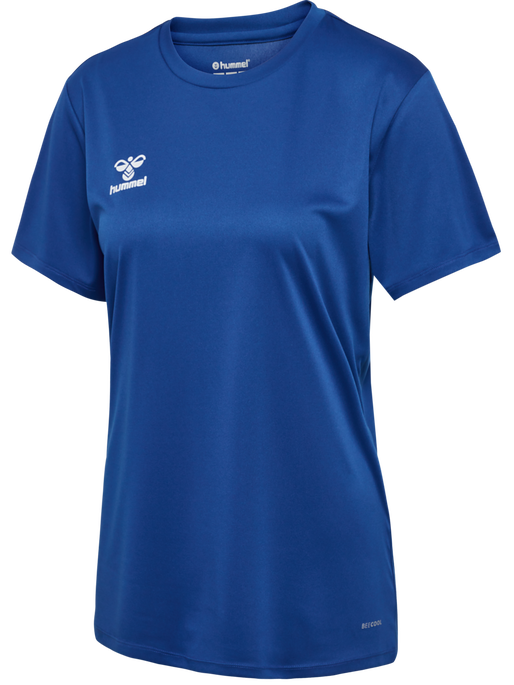 hmlESSENTIAL JERSEY S/S WOMAN, TRUE BLUE, packshot