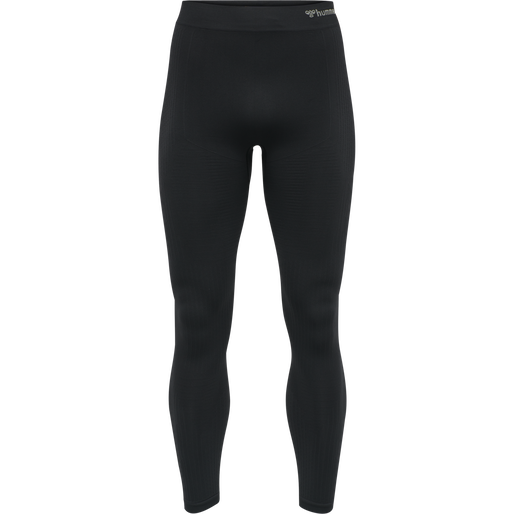 hmlSTROKE SEAMLESS TIGHTS, BLACK, packshot