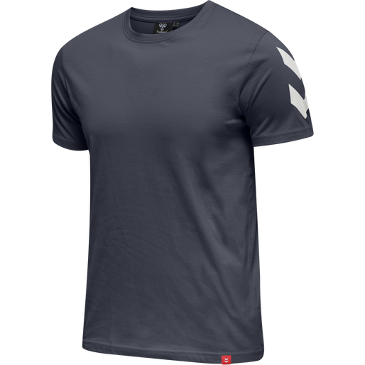 hmlLEGACY CHEVRON T-SHIRT, BLUE NIGHTS hmlLEGACY CHEVRON T-SHIRT, BLUE NIGHTS, packshot