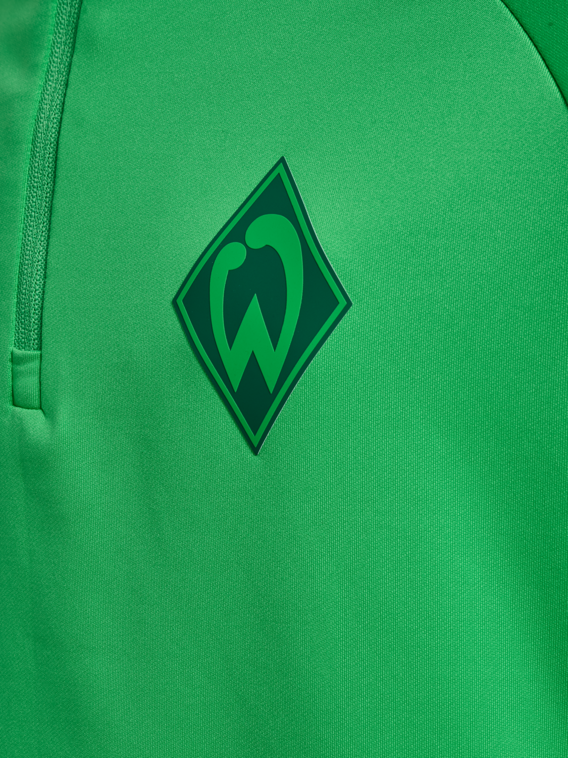 WER 26/27 TR PRO HALF ZIP KIDS, ISLAND GREEN WO SPONSOR, packshot